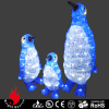 3D lighting penguin family