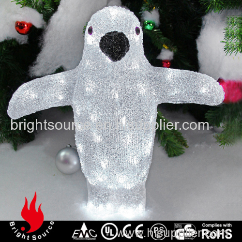 3D lighting white penguin