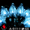 20L C7 waterdrop bulb white LED string decorative lights