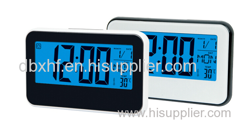 DESKTOP VOICE CONTROL LCD CLOCK WITH BACKLIGHT