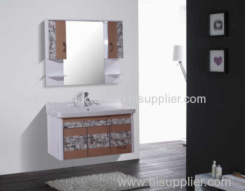 100CM PVC bathroom cabinet wall hung cabinet vanity for sale