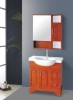 80CM Psolid wood bathroom cabinet floor stand archaistic cabinet vanity for sale