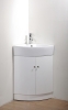 65CM PVC small corner basin bathroom cabinet vanity for sale