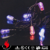 20L papaya bulb multi color LED string decorative lights