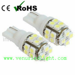 white T10 W5W 194 168 White 20 SMD 3528 LED Side Light Bulb 12V wedge auto lamp