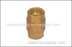 Brass Spring Check Valve