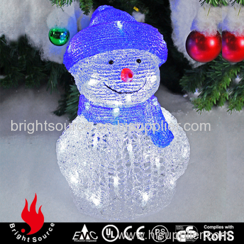 ice sculpture cute snowman