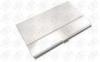 Fashion Silver Stainless Steel Business Card Holder Case With Brushed and Polished Finish