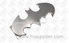 Silver Stainless Steel Batman Belt Buckle Mirror Shiny Polished