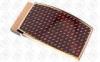 Full Rose Gold Red Carbon Fiber Belt Buckle Anti-corrosion OEM / ODM
