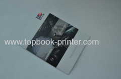 Print 250gsm recycled paper cover saddle stitched softcover book upon requests