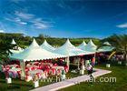 Aluminium Frame Tarpaulin Covered Marquees For Wedding With Windowed Walls