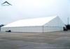 White Durable 15m * 25m Large Industrial Storage Tent Flame Retardant
