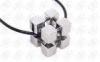 Fashion Stainless Steel Jewelry Cube Pendant Full Polished Shiny Finish , Metal Pendants