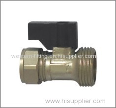 Brass Mini Ball Valve Compression End