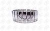 Mens Silver Link Bracelets Polished , Stainless Steel Stylish Bangles