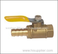 Brass Mini Ball Valve with Hose Tailer Union