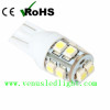 0.3W DC12V Interior Car Light T10 Wedge Lamp 10 SMD 3528 LED W5W 194 168 501 2825 Side LED Light Source Bulb