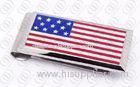 American National Flag Stainless Steel Money Clip Personalized Jewelry