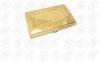 Gold Plated Mens Stainless Steel Business Card Holder For Personalized Inlay