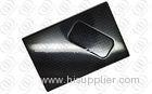 Black Carbon Fiber Credit Card Holder Anti-corrosion With Glossy Finish