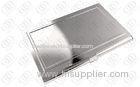 Full Shiny Personalized Stainless Steel Business Card Holder , Indented Metal NameCardHolder