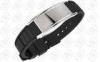 Ionized Silicone Stainless Steel Magnetic Bracelets For Mens
