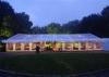 Large Wedding Tents 100 People Flame Retardant With Decoration Cellings