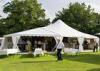White Mixed Party Marquees Tents With Aluminium Width 20m Outdoor Canopy
