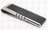 TUV Carbon Fiber Jewelry Mens Money clips , Black titanium money clips