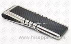 TUV Carbon Fiber Jewelry Mens Money clips , Black titanium money clips