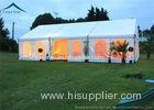 White Roof Durable Event Tents With Linings And Curtains 10m * 15m