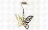 Butterfly Gold Tone Stainless Steel Earrings for kids , Fish Hook Earrings