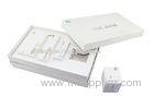 ISO9001 White Skin Cosmetics Gift Boxes With Spot UV / Matt Lamination