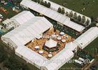Width 15m Durable Aluminium Frame Warehouse Tents Use For Exhibition Event