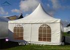 Business Solutions Pagoda Tents PVC Fabric For 4m * 4m Flame Retardant