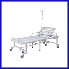 Manual lateral tilt hospital bed