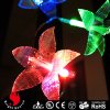 20 leds fiber light with flower decoration battery powered