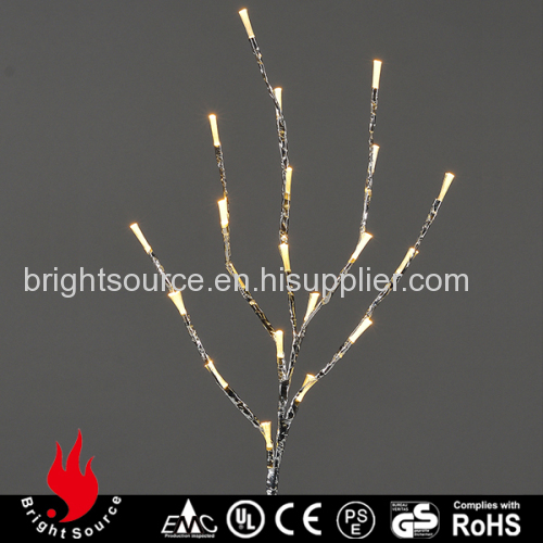 Silver Branch Led Branch For Centerpiece