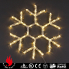 warm led outdoor snowflake lights