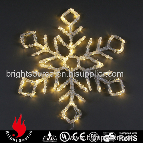various color led snowflake