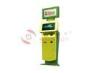 OEM Green Banking Financial Ticket Vending Machine Computer Kiosk Stand