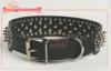 Spiked Studded Raw hide Leather Dog Collars And Leashes L , XL