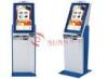 Large Commercial Self Service Banking Kiosk Touch Screen With Camera Printer