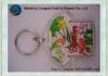 Funny t-shirt shaped clear acrylic keychains Souvenir Lovely acrylic key ring