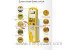 Hotel Check In Multifunction Kiosk / Stand Alone Kiosk / Monitor Kiosk Stand