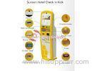 Hotel Check In Multifunction Kiosk / Stand Alone Kiosk / Monitor Kiosk Stand