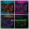 RGB Tricolor RGB LED Vision Curtain , DMX Controller / Sound Active 5050 SMD LED Curtain Wall