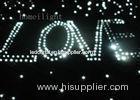 P15cm Recyclyable RGB LED Vision Curtain Cloth For Pub Wedding Stage Backdrop