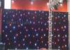 RGB Full Mix Color LED Star Cloth Curtain Backdrop in TV Show / Party / Wedding Decoration